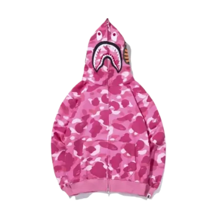 A Bathing Ape Bape Shark Camouflage Sweatshirt Hoodie