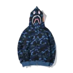 A Bathing Ape Bape Shark Camouflage Sweatshirt Hoodie