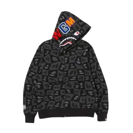 A Bathing Ape Bape Shark Hoodie Green