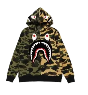 BAPE Shark Hoodie Camo
