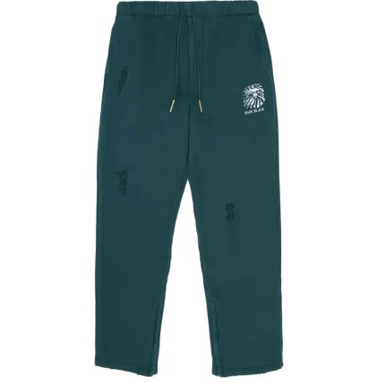 Bape Black Distressed Sweat Pants Mens