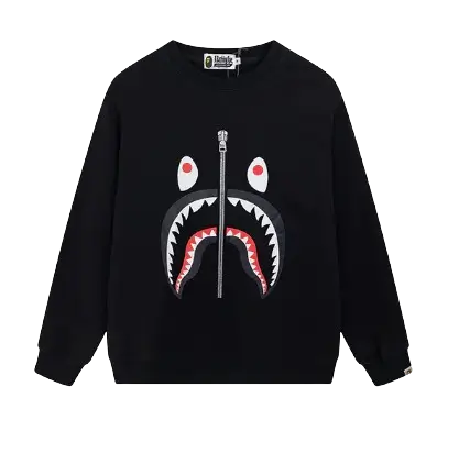 Bape Black Zipper Sweater Men Women