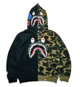 Bape Camo Shark Hoodie