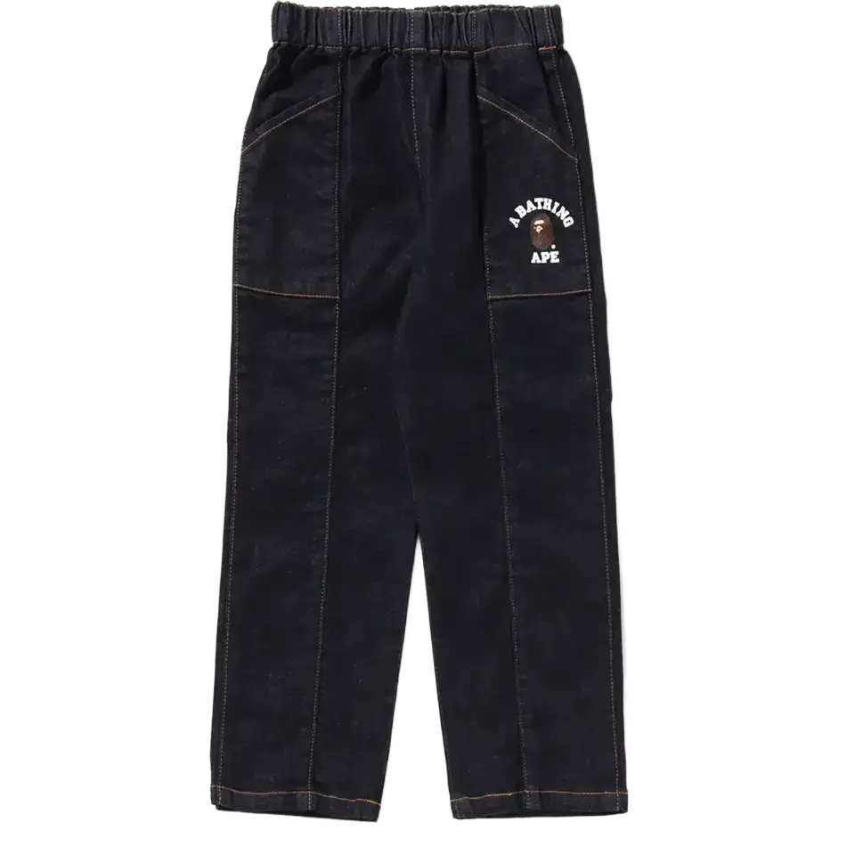 College Panel Denim Pants Kids College Panel Denim Pants Kids