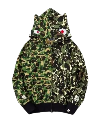 Green Bape Camo Jacket
