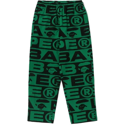 Lux Sport Pattern Oversized Sweat Pants Mens