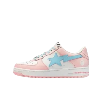 Pink Bape Shoes Men Women