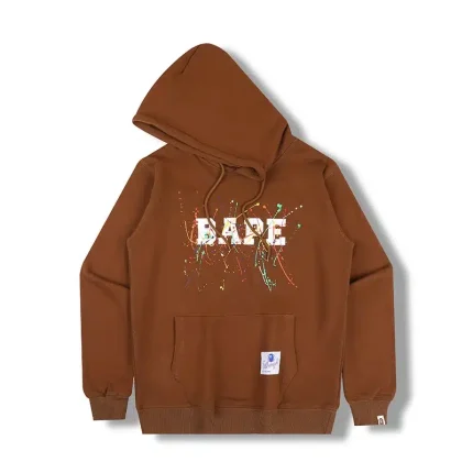 Bape Brown Sweater Jacket